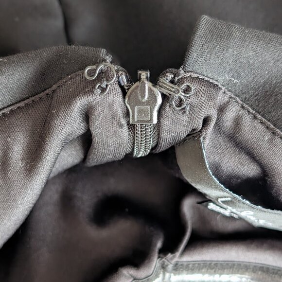 Lulus Glam Black Off-the-Shoulder Bodycon Dress Size Large - Picture 10 of 11